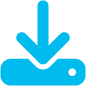 Datensicherung und Datenrettung Symbol